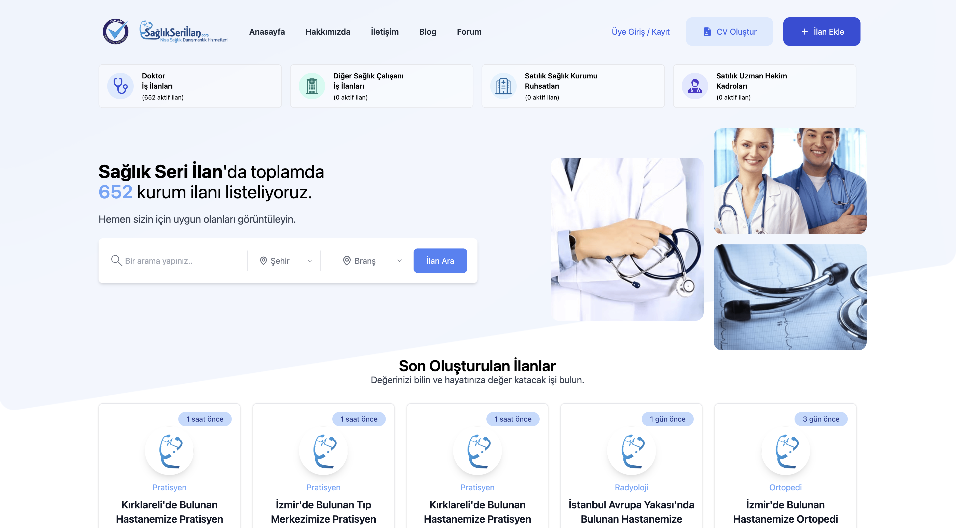 Sağlık Seri İlan